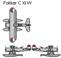 Fokker C.XI-W Plan and Side view.png
