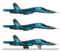 Fixed-wing - Fighter-bomber - Sukhoi - Su-34 (Su-27IB) Fullback.png